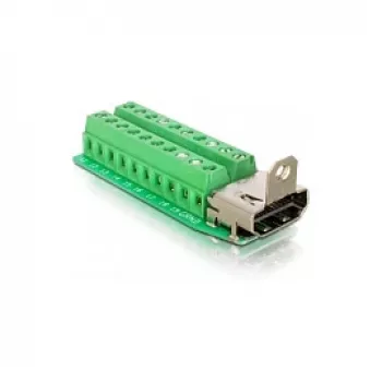 Adapteris HDMI lizdas į Terminal Block 20 kontaktų DeLOCK 65168