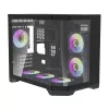 Darkflash FT418 kompiuterio korpusas + 6 aRGB ventiliatoriai (juodas)