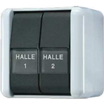 Jung 835 NAW Elektrinis jungiklis 1P Juodas - Baltas (835NAW)