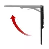 Maclean MC-128 B sulankstoma lentyna 100x40 cm juoda