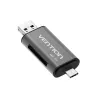 Vention USB3.0 Daugiafunkcinis kortelių skaitytuvas Pilka Metalinė