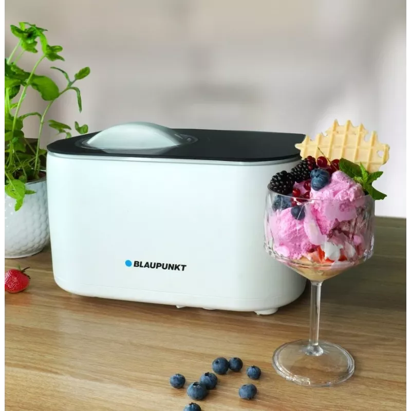 Ledų gaminimo aparatas BLAUPUNKT ICM401, automatinis, 1,5 l, nerūdijančio plieno korpusas, 100 W, 220–240 V