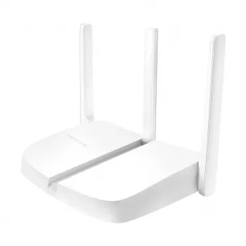 Mercusys MW305R belaidis maršrutizatorius 300Mbps Wi-Fi 4 (802.11n) 2.4 GHz 3×5dBi antenos Ethernet LAN baltas stalinis