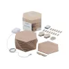 Nanoleaf Elements Wood Look Hexagons Starter Kit (13 plokščių) | Šalta balta + Šilta balta