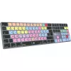 Klaviatūra LogicKeyboard LKB-PT-TM — pilno dydžio (100 %) belaidė Bluetooth QWERTZ vokiška, titano pilka