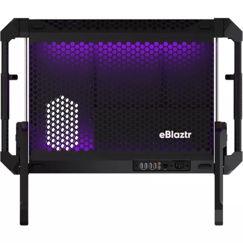 Eblaztr Portable PC Case - Black - PC Case - Mini Tower - Juoda