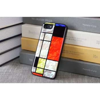 Apsauginis dėklas iKins Apple iPhone 8/7 Mondrian Black