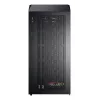 Montech X5M (B) „Micro Tower“ kompiuterio korpusas – Micro-ATX/Mini-ITX, 3×120 mm priekyje, 1×120 mm gale, palaiko ATX maitinimo šaltinį, 2×3,5 colio + 4×2,5 colio, juodas