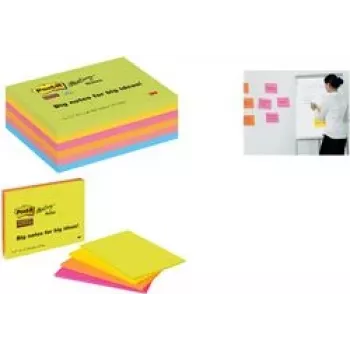 Post-it lipnūs lapeliai Meeting Notes 6445-3SS-EU 101x152mm rūš. 3x45 lap.