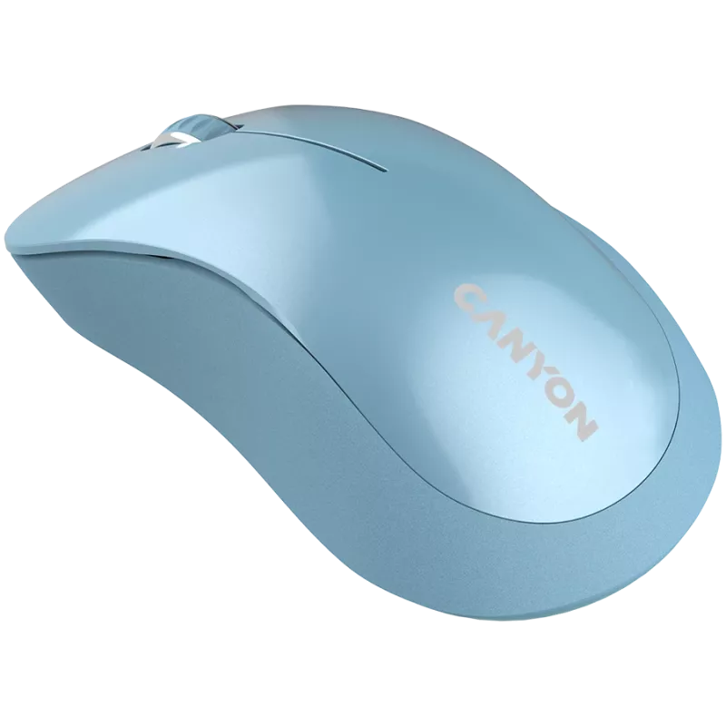 CANYON MW-11, 2.4 GHz belaidė pelė, 3 mygtukai, DPI 1200, maitinimas AAA*2 vnt., mėlyna 67*109*38 mm 0.063 kg
