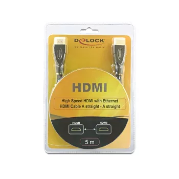 HDMI kabelis DeLOCK 5 m HDMI AM/AM