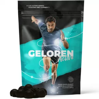 CONTIPRO GELOREN Active Blackberry sąnarių palaikymo kramtukai, 90 vnt. / 410 g