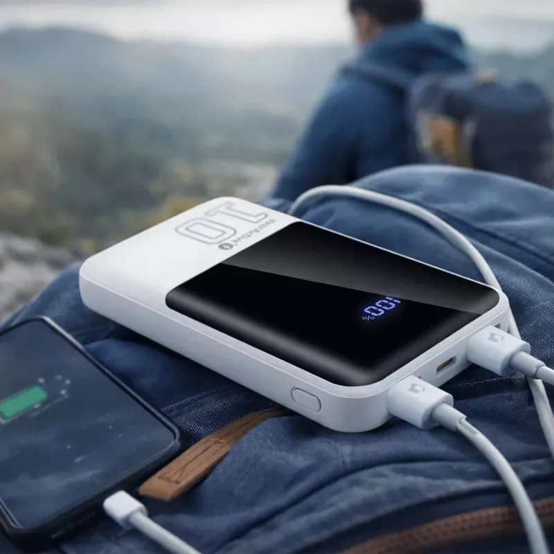 Powerbank everActive EB-10Q 10 000 mAh, 2× USB išėjimai, 22,5W QC4.0