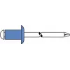 Kniedė aklinė GESIPA 6310923 Plienas/Plienas 5×10 mm plokščia galvute 4,0–6,0 mm