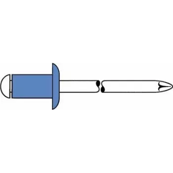 Kniedė aklinė GESIPA 6310923 Plienas/Plienas 5×10 mm plokščia galvute 4,0–6,0 mm