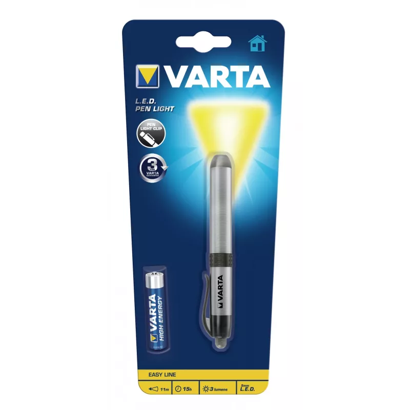 Varta LEDPL signalinis žibintas, sidabrinis, aliuminis