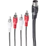 shiverpeaks BS10402 garso laidas 1,5 m DIN (5 kontaktų) 4 x RCA juodas