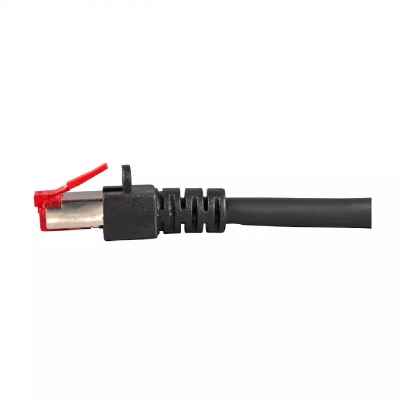 EFB-Elektronik RJ45 jungiamasis kabelis Cat.6 S/FTP LSZH juodas 1,5 m