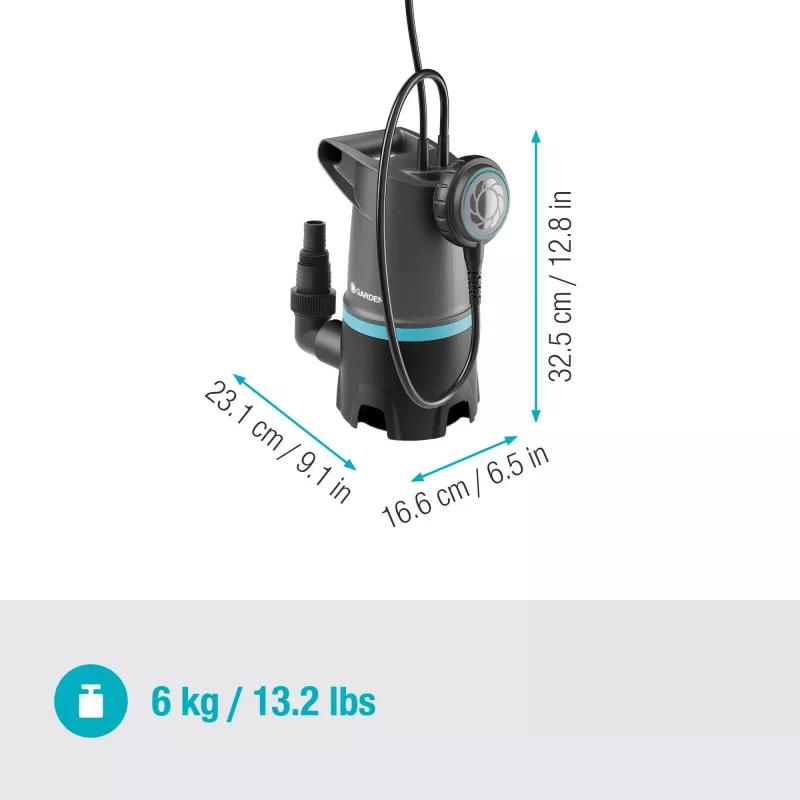 Gardena 09017-47 Sodo įrankis 20000 L Juoda