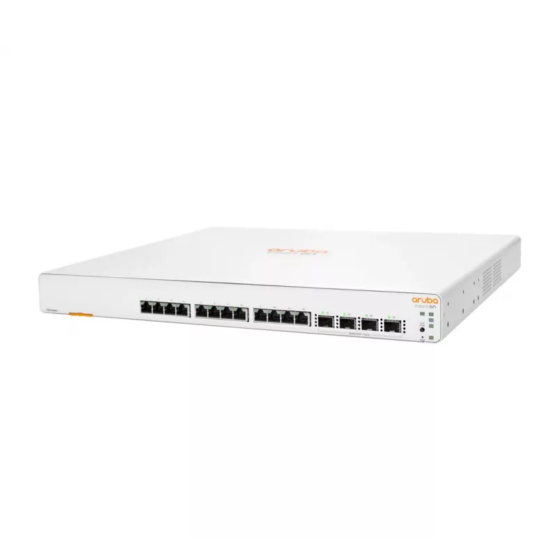 HPE Aruba Networking Instant On 1960 valdomas L2+ jungiklis, 12 prievadų 10GBASE-T, 4 prievadai SFP+