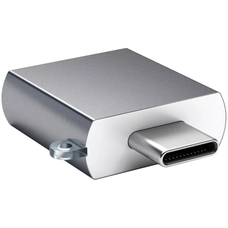 Satechi USB-C į USB 3.0 adapteris Space Gray – kompaktiškas ir aukštos kokybės