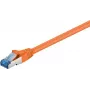 Wentronic Goobay CAT 6a Patch kabelis, S/FTP (PiMF), oranžinis, 7,5 m - LSZH halogenų neturintis, varinis (93851)