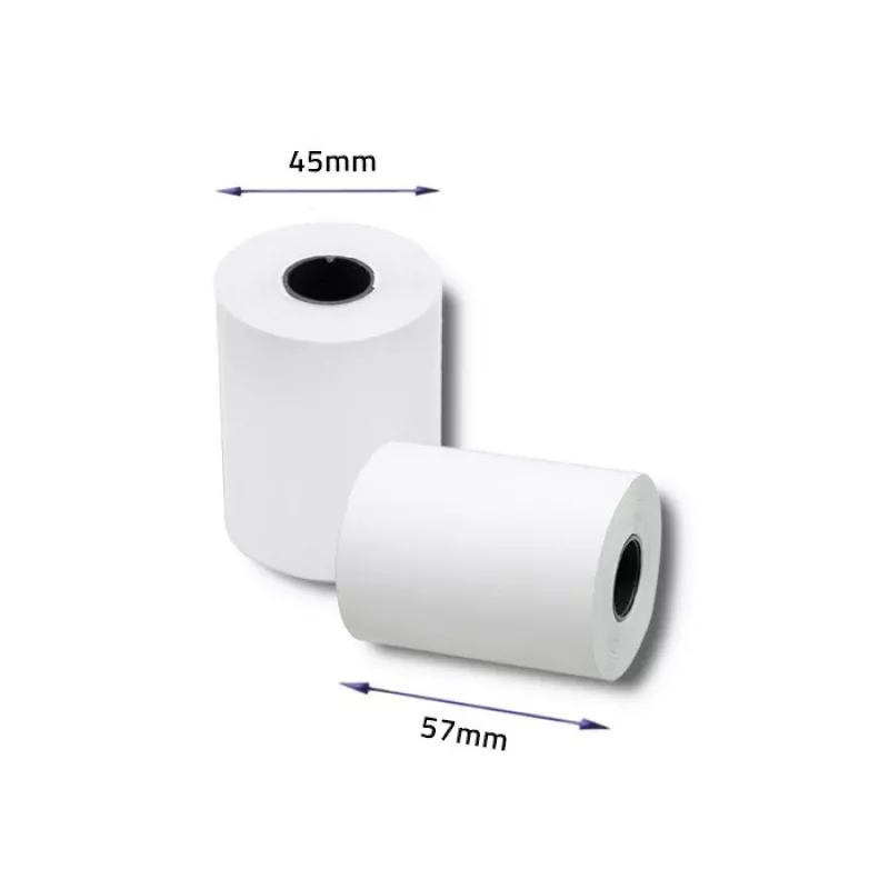 Qoltec 51896 terminis rulonas 57 x 20, 55 g/m², nėra BPA, 10 vnt.