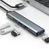 USB 3.0 4in1 HUB adapteris, 4x USB 3.0