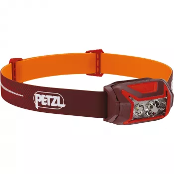 Petzl Actik Core raudona LED galvos žibintuvėlis su įkraunama baterija