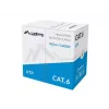 LANBERG tinklo kabelis Cat6 U/UTP LCU6-11CU-0305-S, 305 m, 23 AWG, pilkas, HDPE apvalkalas
