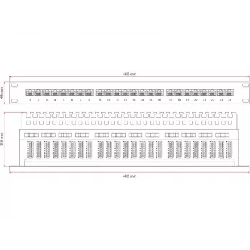 Alantec PK013 – Gigabit Ethernet RJ-45 Cat5e U/UTP 22/26 juodas (PK013)