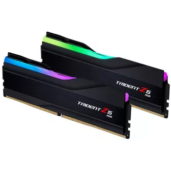 DIMM 64 GB DDR5-5600 (2x 32 GB) Dual-Kit, Arbeitsspeicher schwarz, F5-5600J3636D32GX2-TZ5RK, Trident Z5 RGB, INTEL XMP