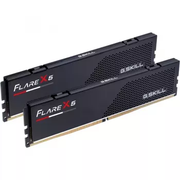 DIMM 64 GB DDR5-6000 (2x 32 GB) Dual-Kit, Arbeitsspeicher schwarz, F5-6000J2836G32GX2-FX5, Flare X5, AMD EXPO