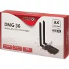 Inter-Tech DMG-36 vidinė WLAN Bluetooth kortelė 5400 Mbit/s Wi-Fi 6