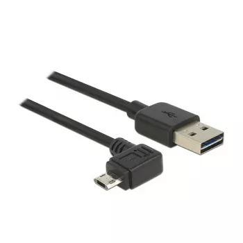 USB kabelis DeLOCK 83853 USB 2.0 2 m USB A Micro-USB B juodas