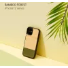Man and Wood dėklas iPhone 12 mini – Bamboo Forest juodas