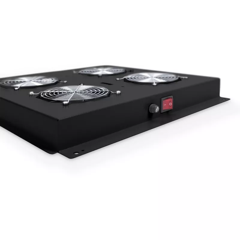 Aušinimo įrenginys Digitus DN-19 FAN-4-B-N 19 inch 4 ventiliatoriai