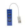 Sbox H-204 USB 4 prievadų USB šakotuvas mėlyna spalva (Blueberry Blue)
