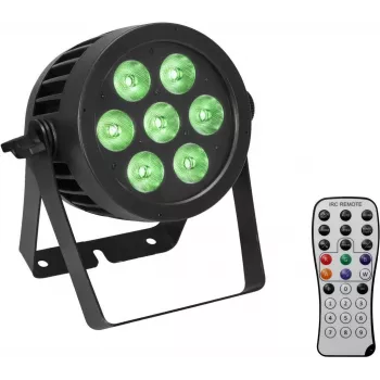 LED PAR šviestuvas EUROLITE 7x9W IP apsauga