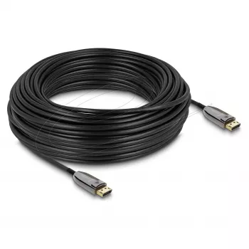 DELOCK aktyvus optinis DisplayPort 2.1 kabelis 8K 60Hz 40Gbps 30 m