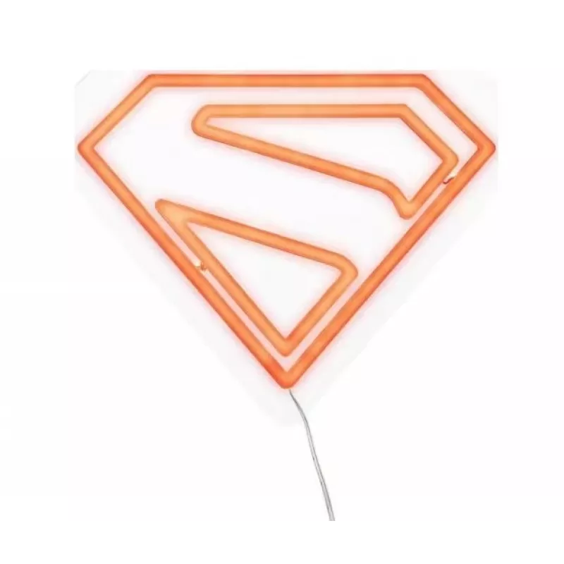 LED neoninė sieninė lemputė Paladone Superman PP14478SMTVN, dekoratyvinis sienos ženklas
