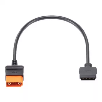 Maitinimo laidas DJI kameroms ir baterijoms CP.DY.00000045.02, 0,4 m, suderinamas su Mavic 3, Air 3, Power 500/1000, juoda/oranžinė