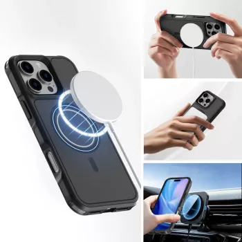 4smarts 541180 Dėklas iPhone 16 Pro 16 cm Juodas