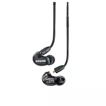 Ausinės Shure SE215, juodos
