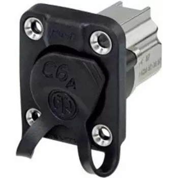 Neutrik NE8FDX-P6-W Kištukas RJ45 moteriškas Juoda - Balta (NE8FDX-P6-W)