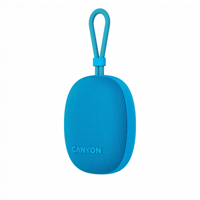 Canyon OnMove 12 – nešiojamas Bluetooth 5.3 garsiakalbis, 5W, TWS, IPX7, 12 val., USB-C įkrovimas