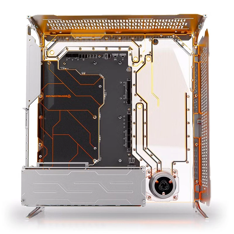 Singularity Computers Spectre Integra-M Elite kompiuterio korpusas, sidabrinis