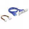 DeLOCK 61065 Vidinė USB 3.2 Gen 1 M.2 adapterio plokštė