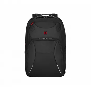 Kuprinė kasdieninė Wenger SwissGear Cosmic Black iš perdirbto poliesterio ir PVC, 17 inch