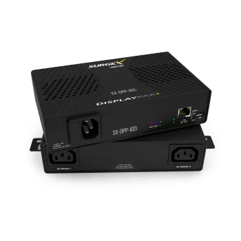 SurgeX tinklo valdomas apsauginis įrenginys DisplayPak IP Controlled SX-DPP-102I